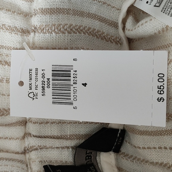 New BR Linen Blend Paperbag Shorts - Picture 6 of 11